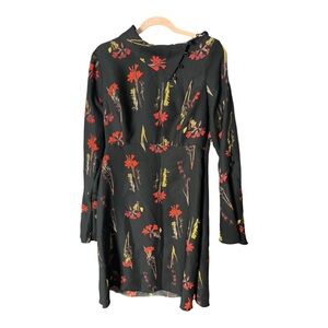 #7 Vince Camuto Black Floral Dress